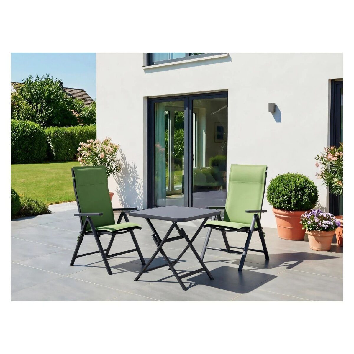 Chaise pliante en aluminium LIVARNO® « Toronto », en 2 parties