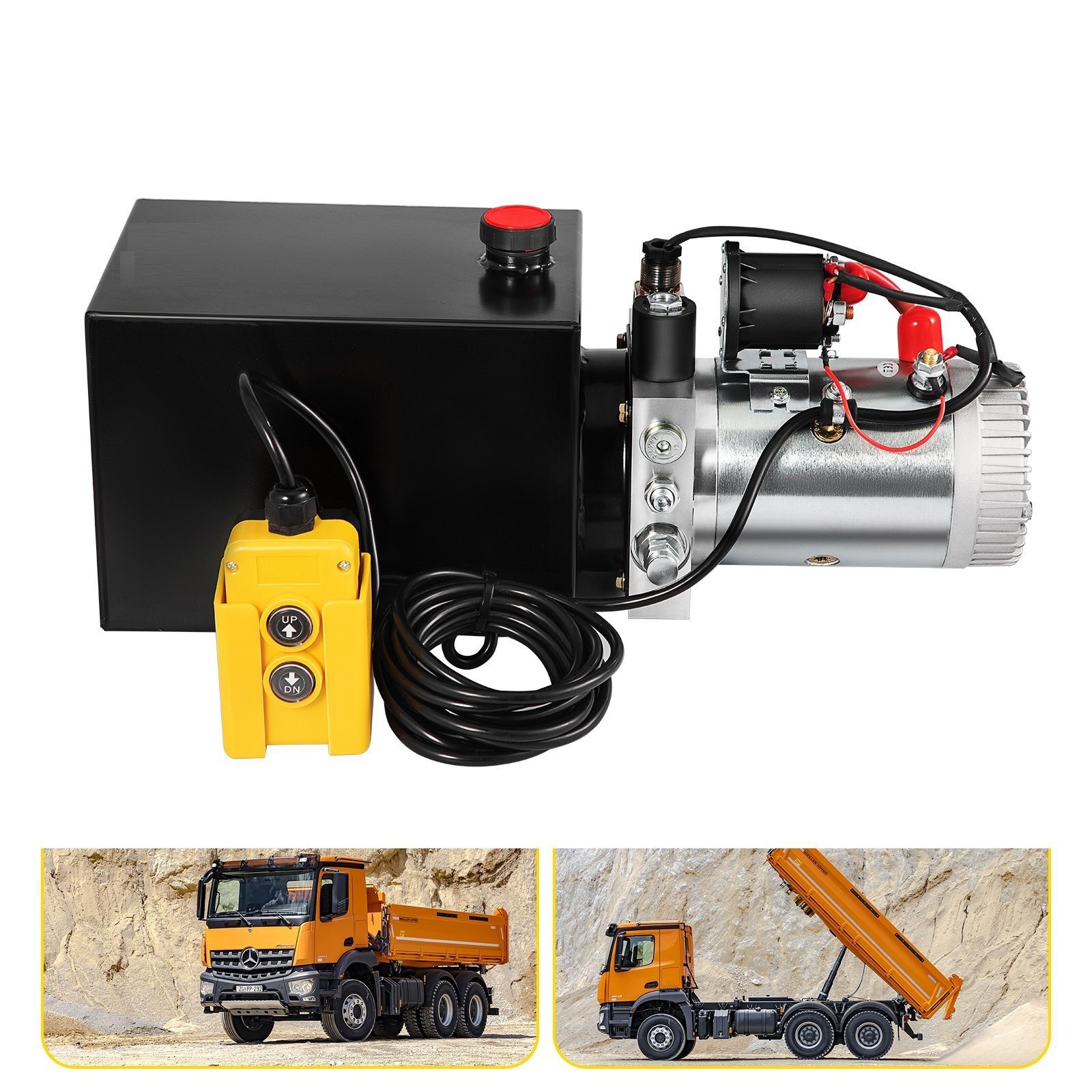 URZĄDZENIE Z PILOTEM Agregat hydrauliczny 6l Pompa hydrauliczna 12V volt ciężarówka wywrotka przyczepa hydrauliczna radio samochodowe zestaw wywrotek URZĄDZENIE Z PILOTEM Agregat hydrauliczny 6l Pompa hydrauliczna 12V volt ciężarówka wywrotka przyczepa hydrauliczna radio samochodowe zestaw wywrotek