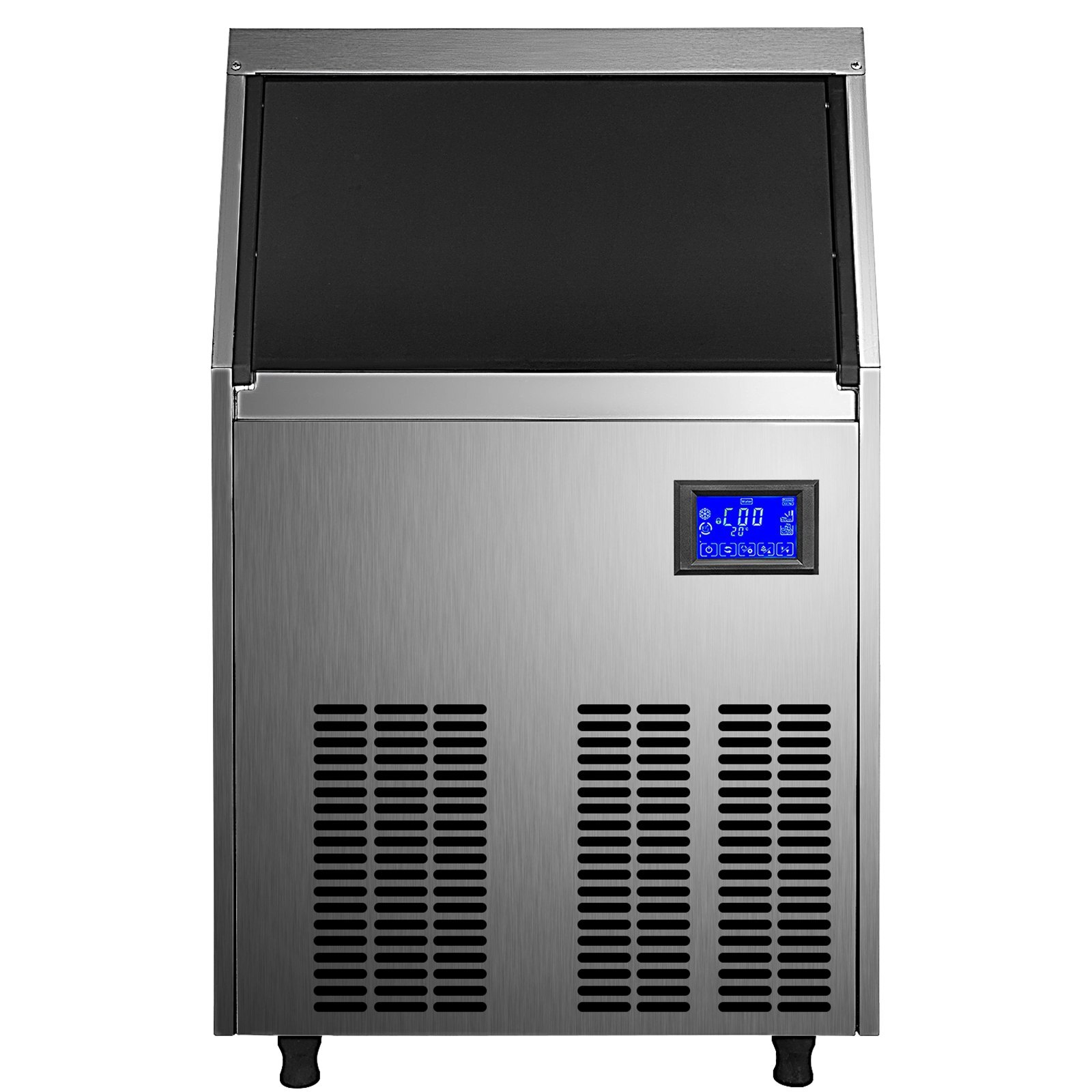 Restaurant Bistro Bar Ice Cube Maker Cube Ice Machine Automatic Ice Machine 70kg Ice Storage Capacity Ice Cube Machine Adjustable Ice Thickness Restaurant Bistro Bar Ice Cube Maker Cube Ice Machine Automatic Ice Machine 70kg Ice Storage Capacity Ice Cube Machine Adjustable Ice Thickness
