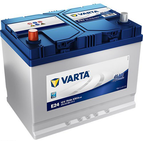 VARTA BLUE DYNAMIC 70AH 630A (E24) L+ – Art.-Nr. 570 413 063 313 2 – Art.-Nr. HT-47199