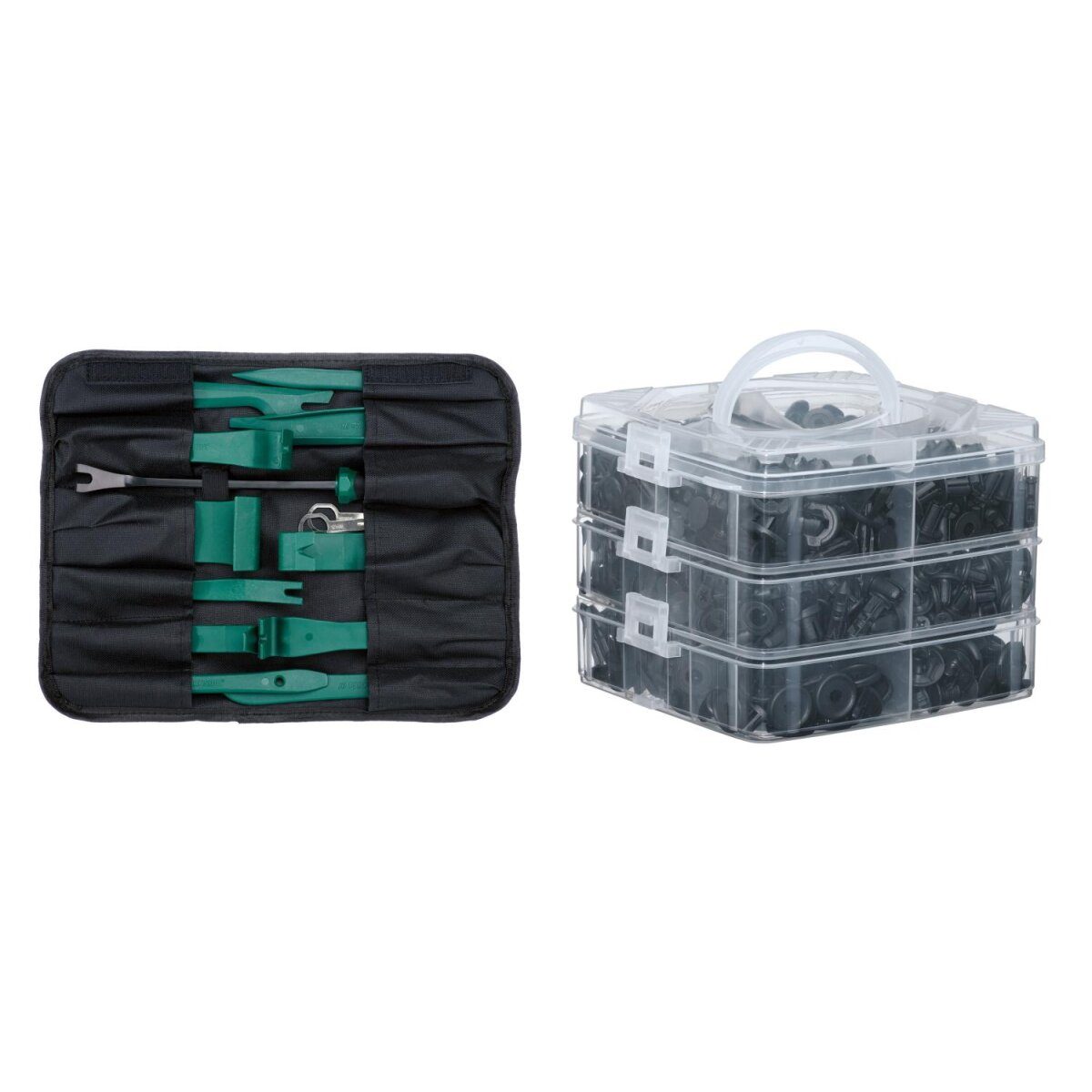 PARKSIDE® Auto-Demontagewerkzeug-Set / Befestigungsklammern und Kabelbinder