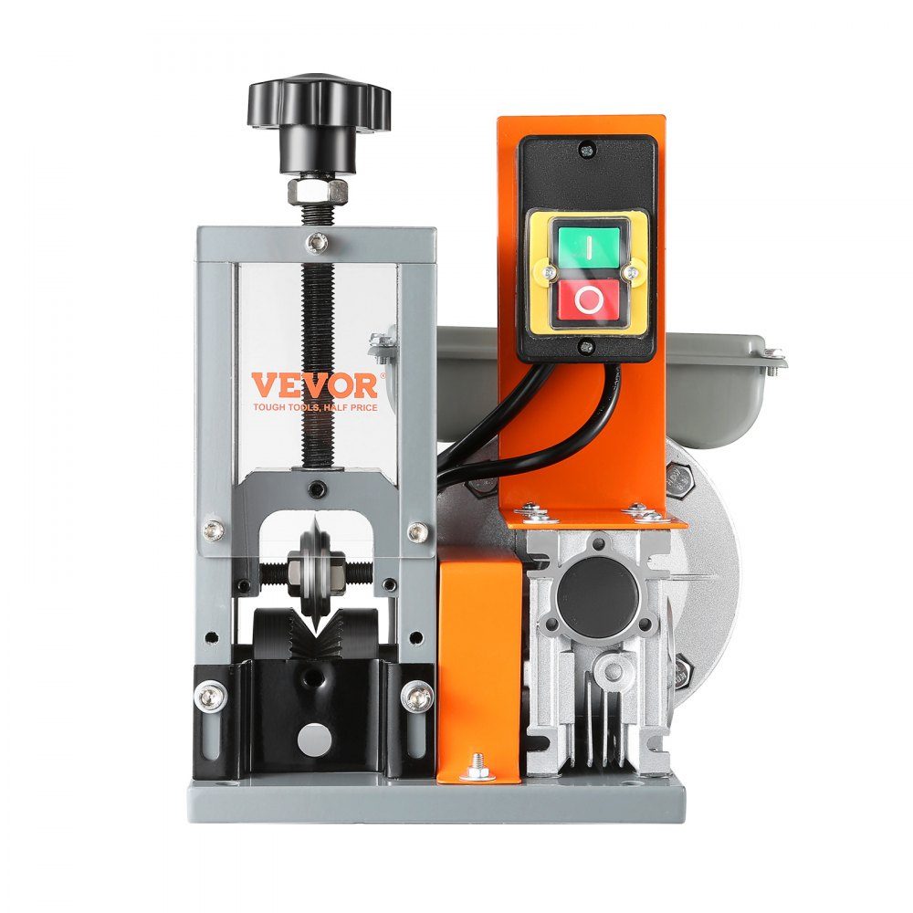Kabelabisoliermaschine, elektrisch, φ1,5–25 mm, Kabelschälmaschine, 180 W, Abisoliermaschine, 18 m pro Minute Geschwindigkeit, Abisolierzange, 65 Mn Federstahlklinge, ideal zum Abisolieren von Kupferdraht