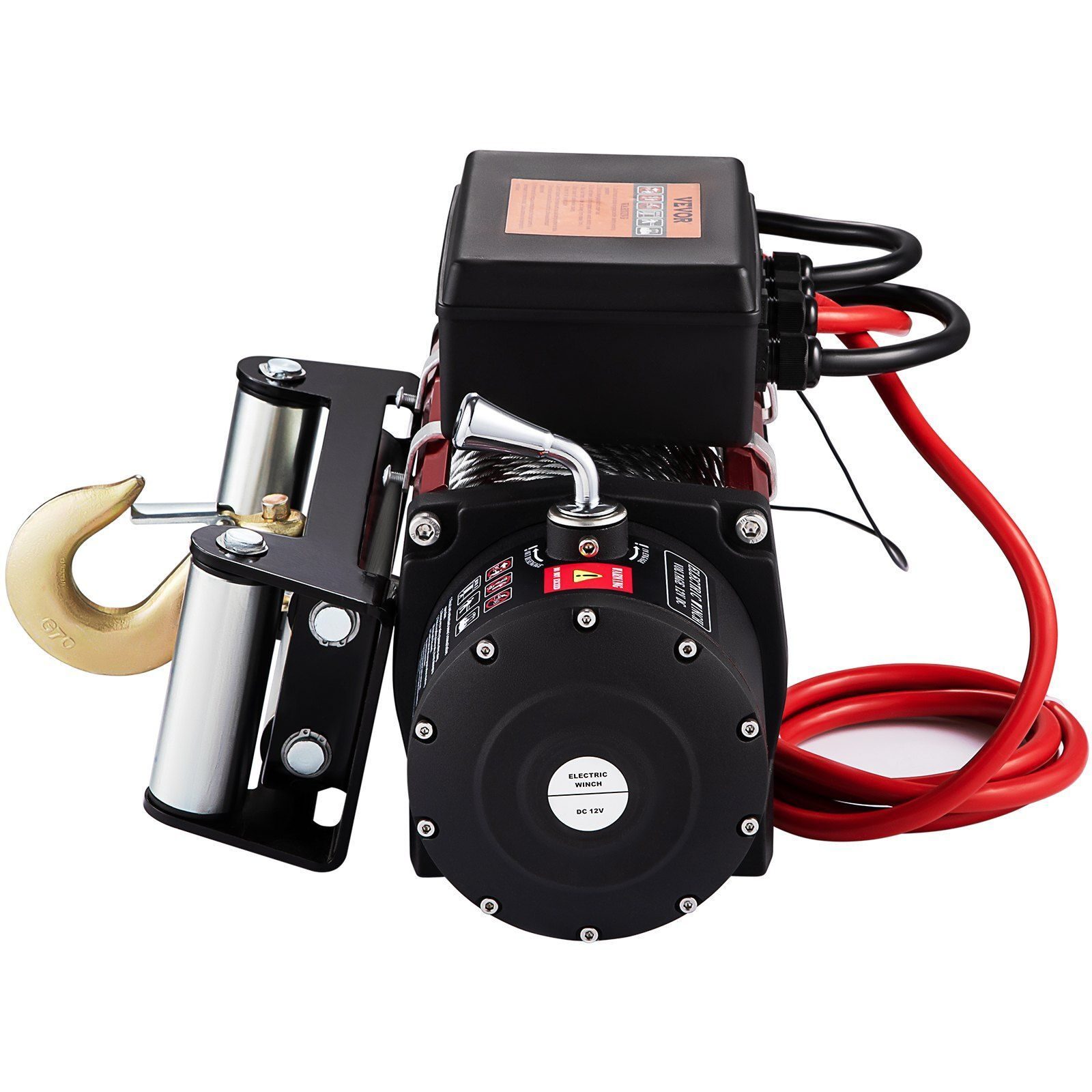 Treuil électrique treuil 6.1t treuil moteur 28m télécommande radio avec jeu d'accessoires