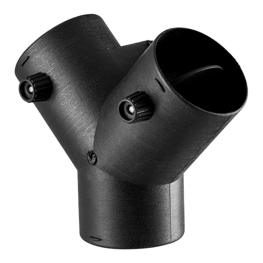 Diesel heater connector (75mm), diesel heater duct connection accessories, Y-shaped 3-way vent connectors with 2 90° rotating valves, connection connector for 2/5/8 kW diesel heater
