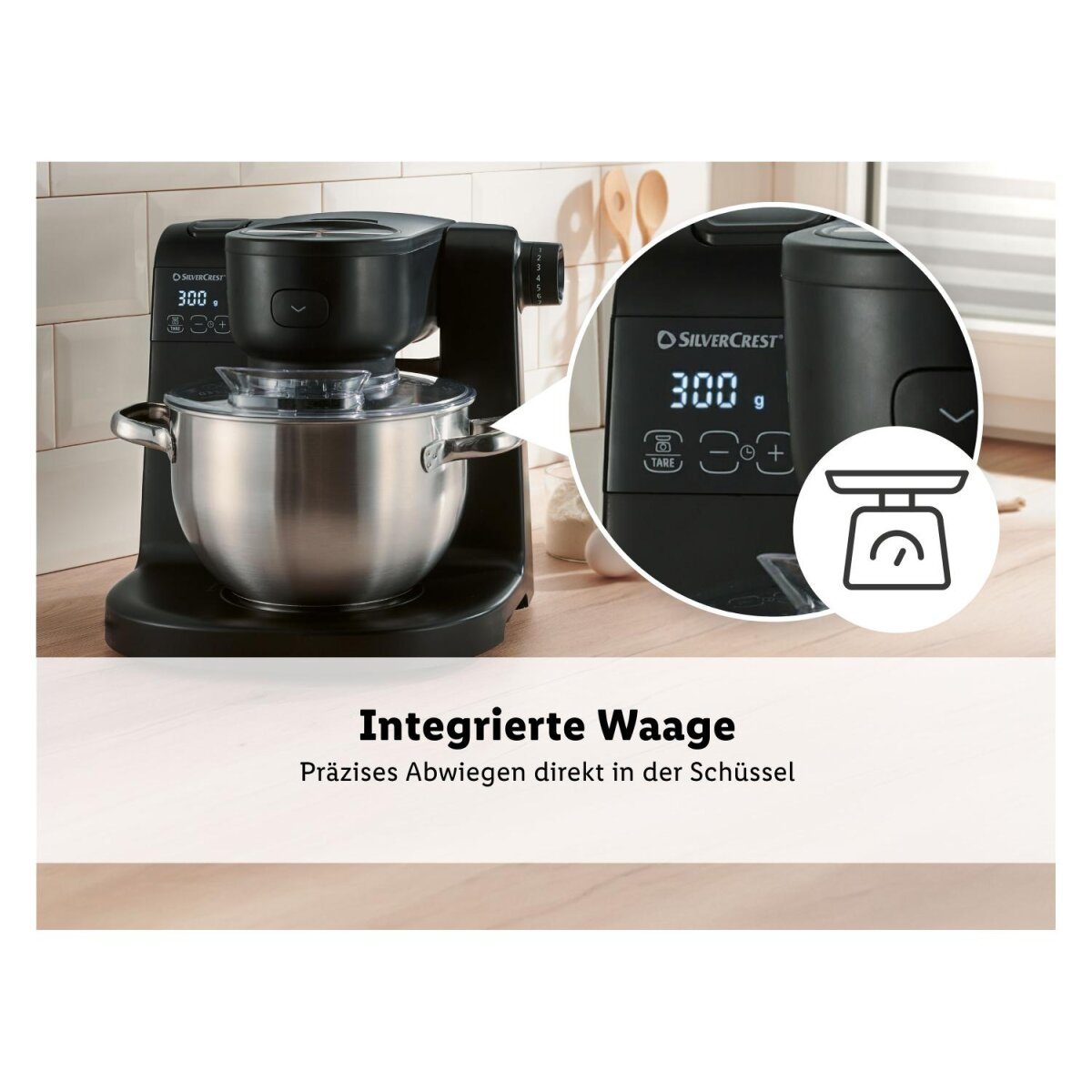 SILVERCREST® premium food processor »SKMB 1000 A1« good