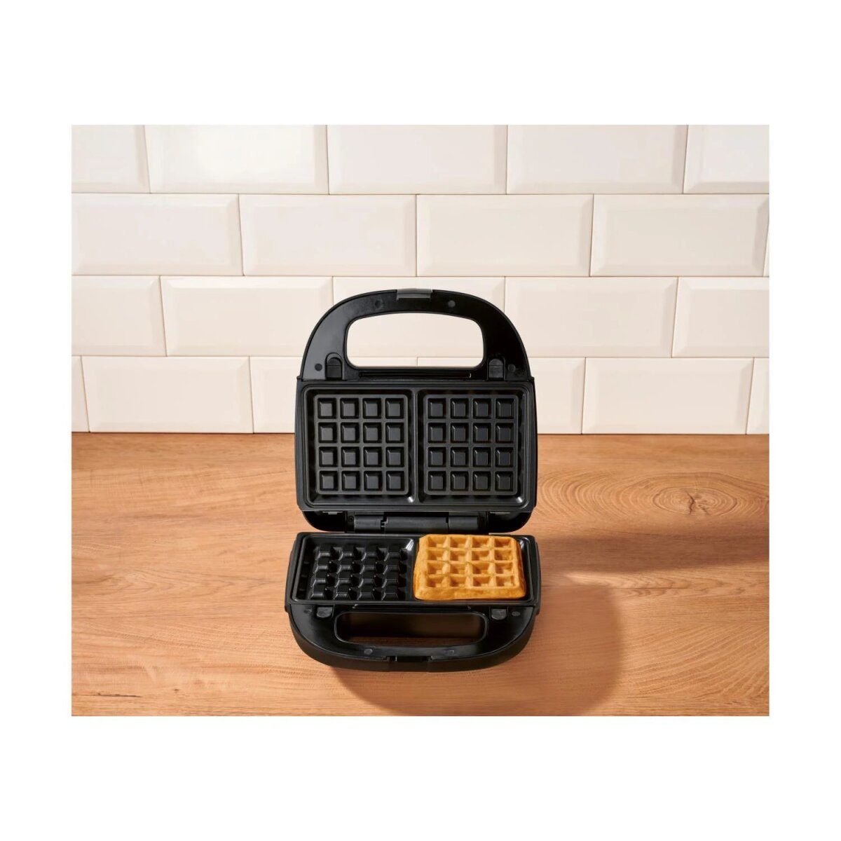 SILVERCREST® 3in1 sandwich maker SSMW 750 D4, sandwich/waffles/grill good