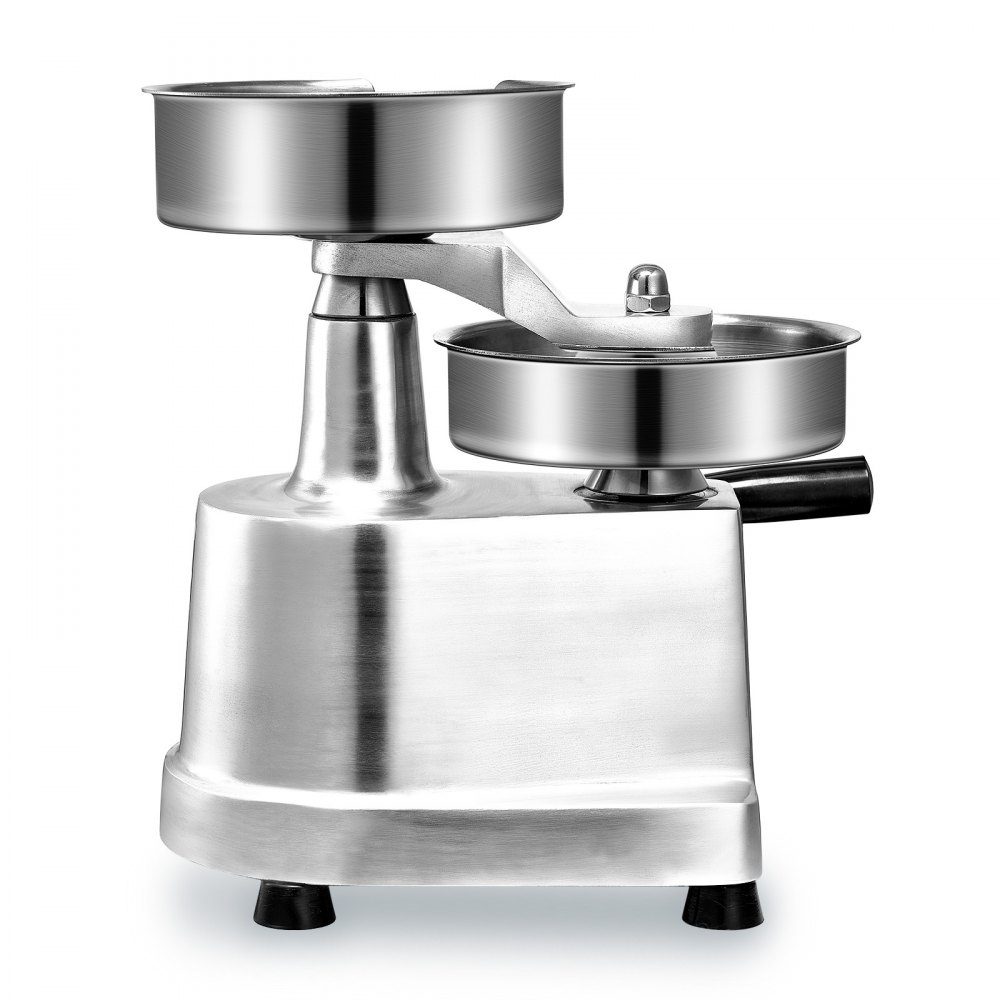 Kommerzieller Burger-Patty-Maker, 150 mm/6 Zoll Hamburger-Rindfleisch-Patty-Maker, robuste, lebensmittelechte Edelstahlschüssel-Burgerpresse, Küchenfleischformmaschine mit 1000 Stück Patty Papi