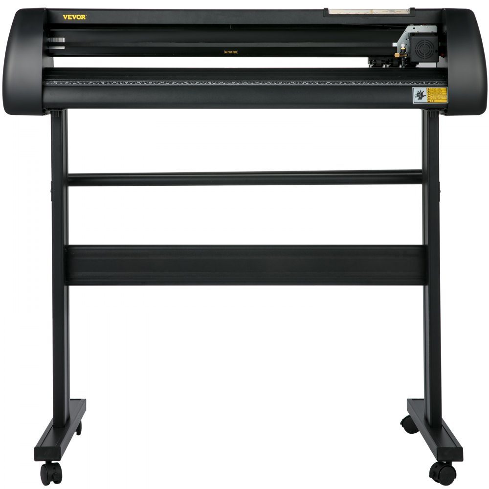 Machine de découpe de vinyle, traceur de découpe à alimentation papier de 870 mm, imprimante vinyle avec force et vitesse réglables, kit de création de panneaux compatible Windows avec logiciel Signmaster