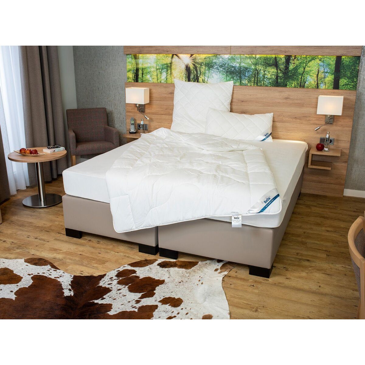 BeCo winter blanket “Proneem”, with mite protection, 100% cotton