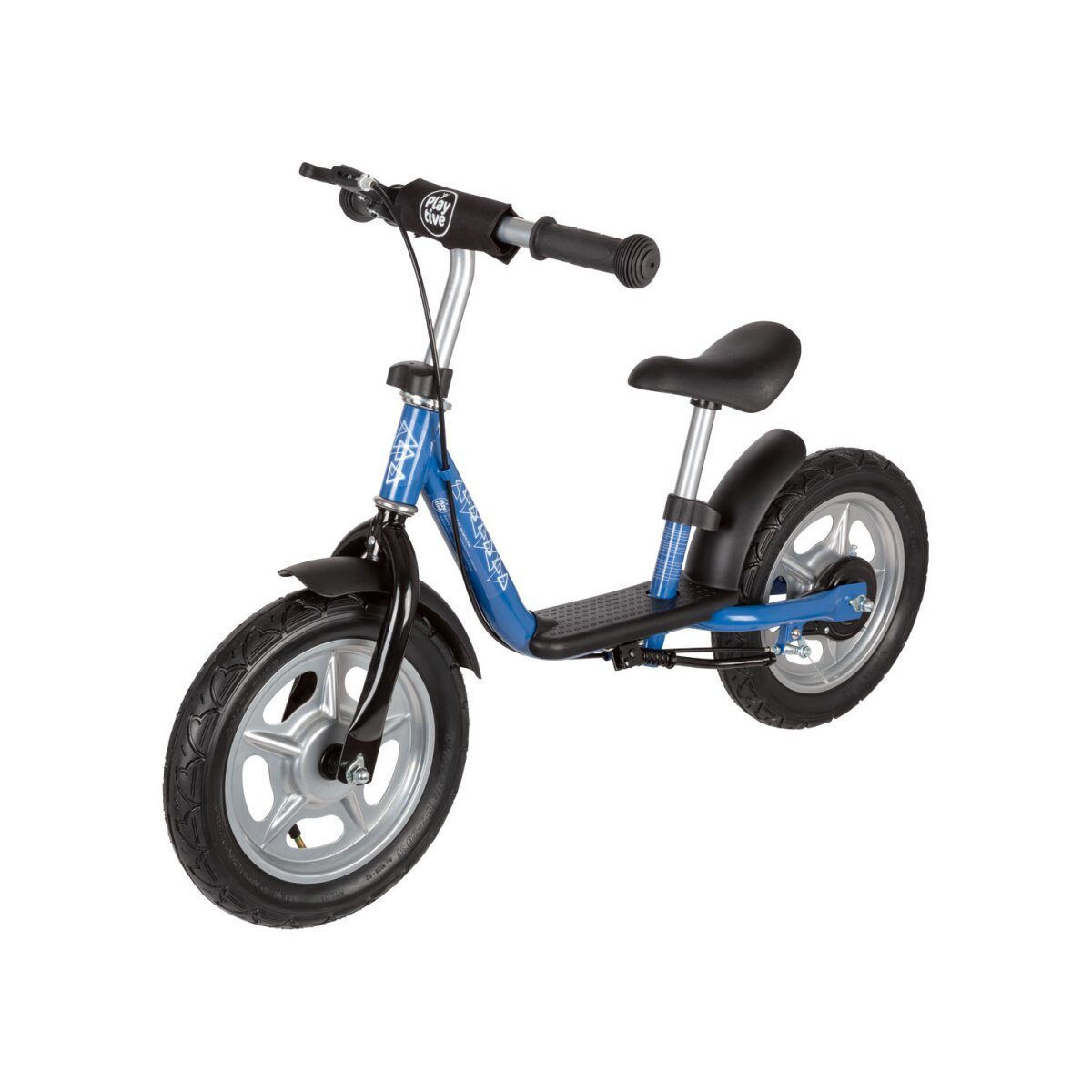 Speelse loopfiets, met ergonomisch gevoerd zadel