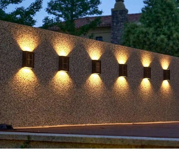 Solar light solar lamp outdoor garden wall light spotlight house