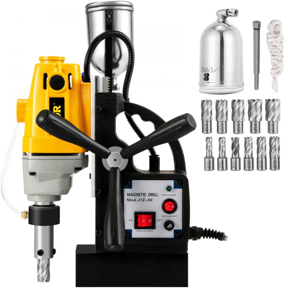 SDT MD40 Magnetbohrmaschine mit 13-teiligem 25,4 mm HSS-Ringschneider-Set