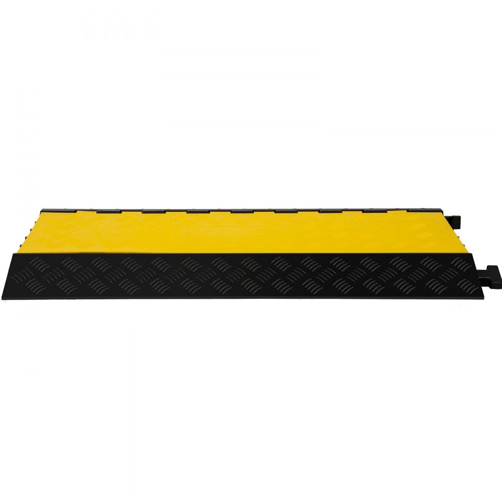 Cable bridge 88.9x50.8x5 cm 5-channel cable protection mat made of commercially available thermoplastic rubber with modular structure High safety for parking lots, warehouses, schools, sidewalks