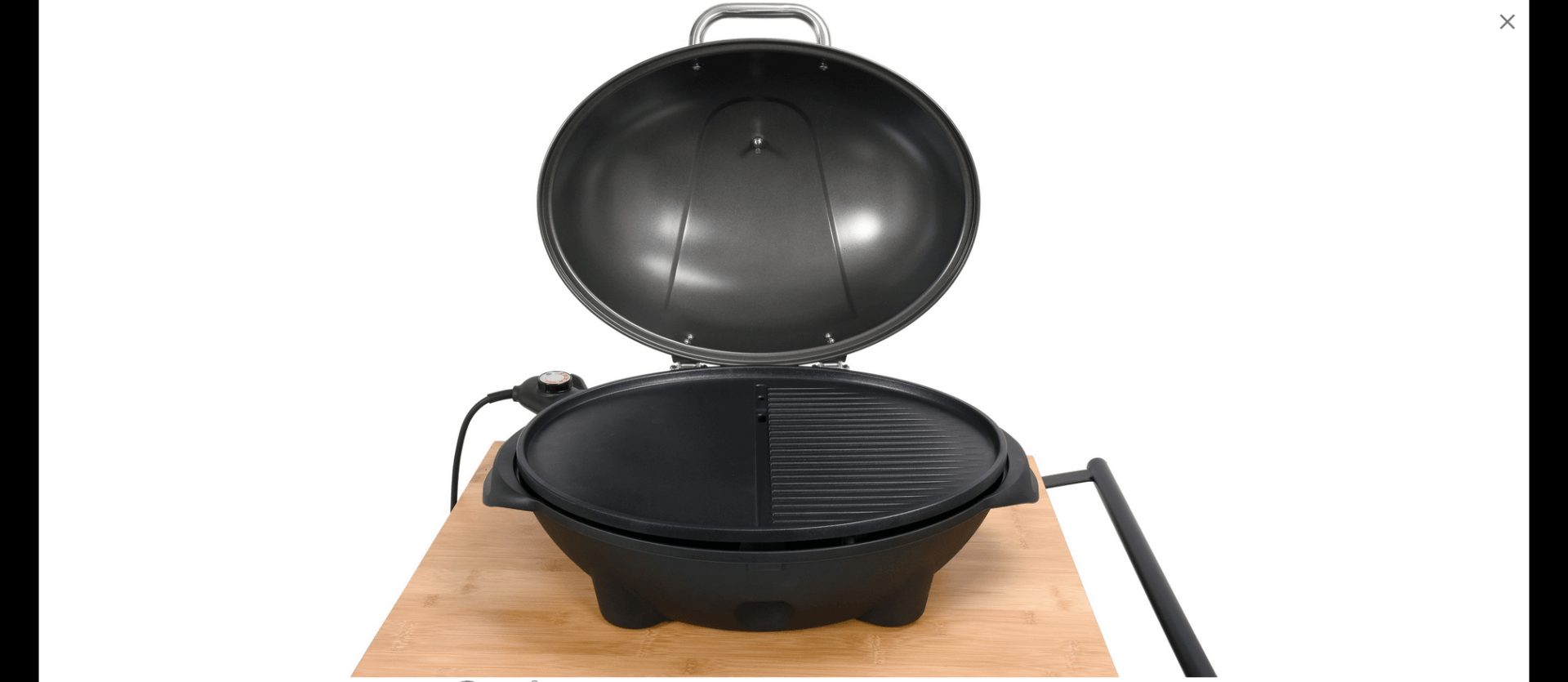 BBQ-Balkongrill elektrisch 2400 W komplett mit Ständer