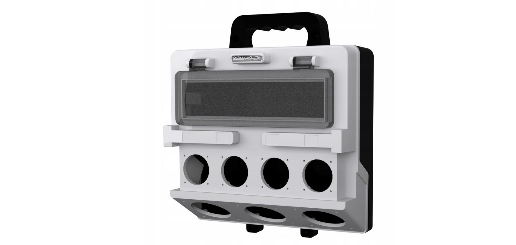 Empty housing electrical wall distributor modular set