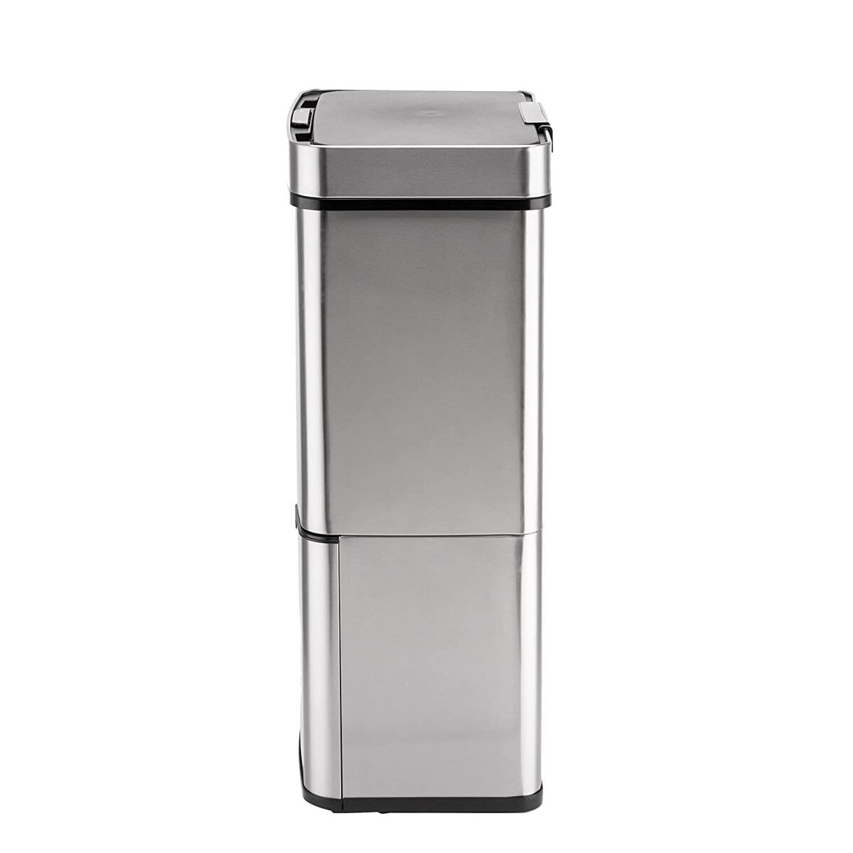 Ribelli Sensor Mülleimer, 4 Fächer, 72 L, Silber Gut Ribelli Sensor Mülleimer, 4 Fächer, 72 L, Silber Gut