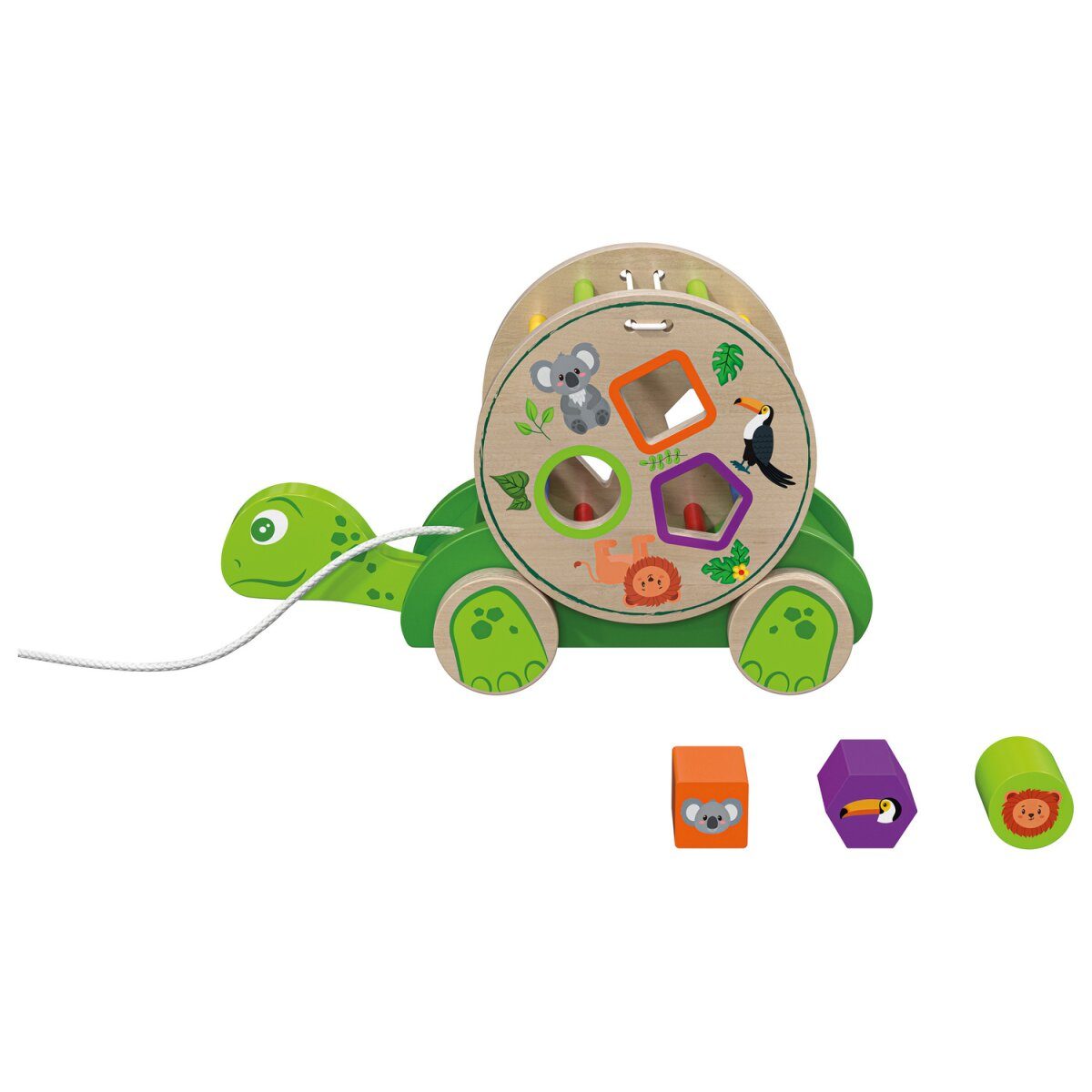 Playful motor skills game made of wood, model 2023