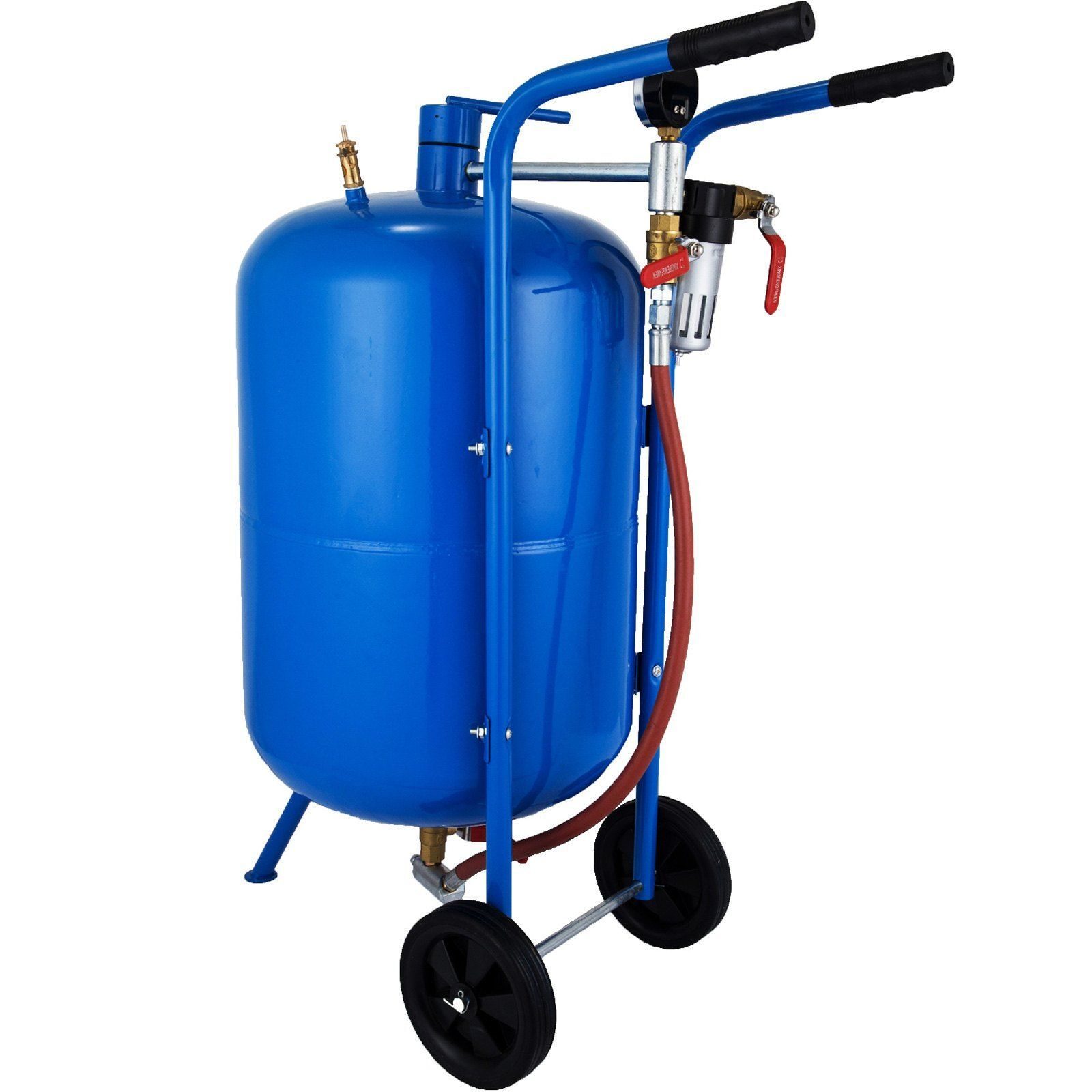 Appareil de sablage sableuse mobile avec accessoires kit 75l