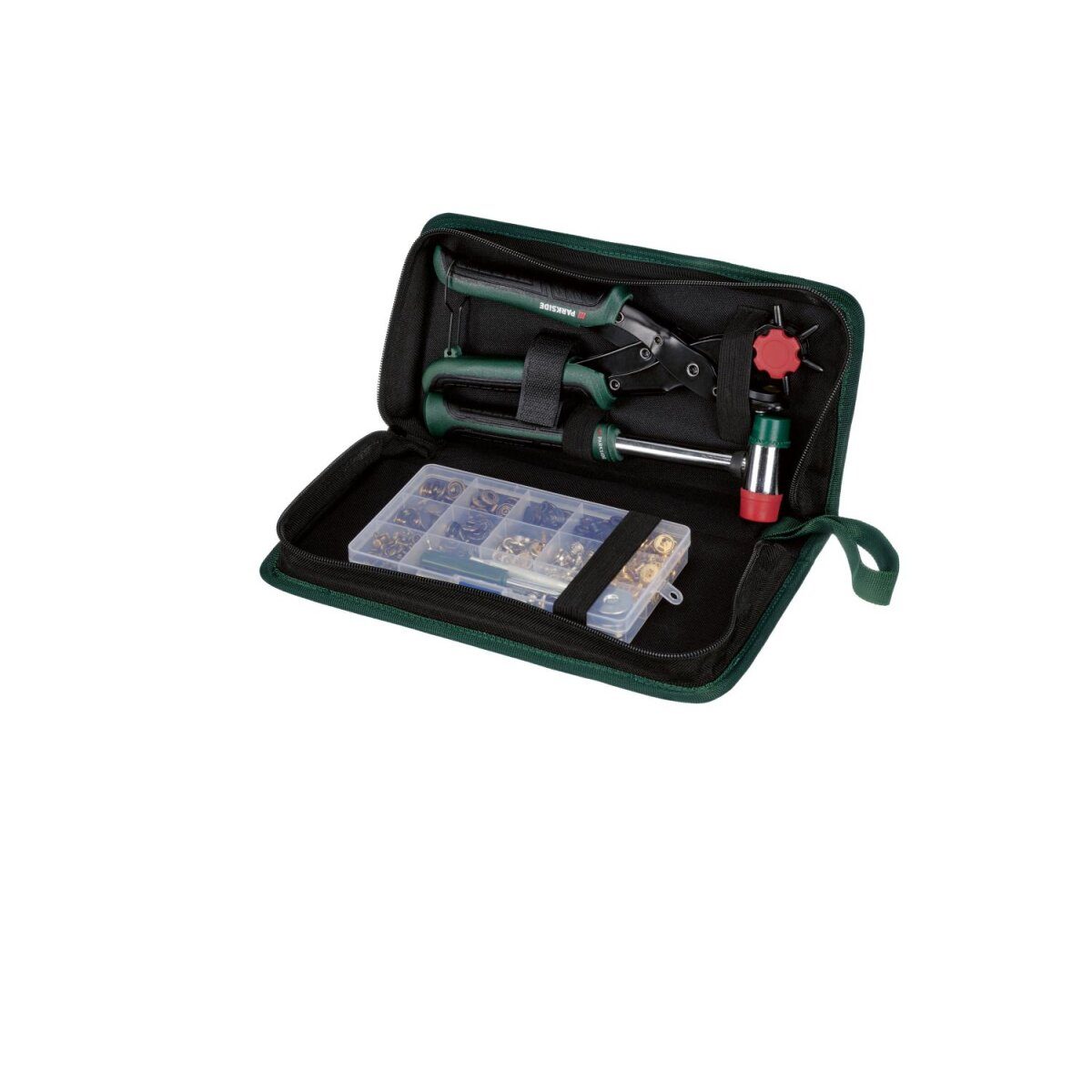 PARKSIDE® Hole Punch Push Button Set, 358 pieces