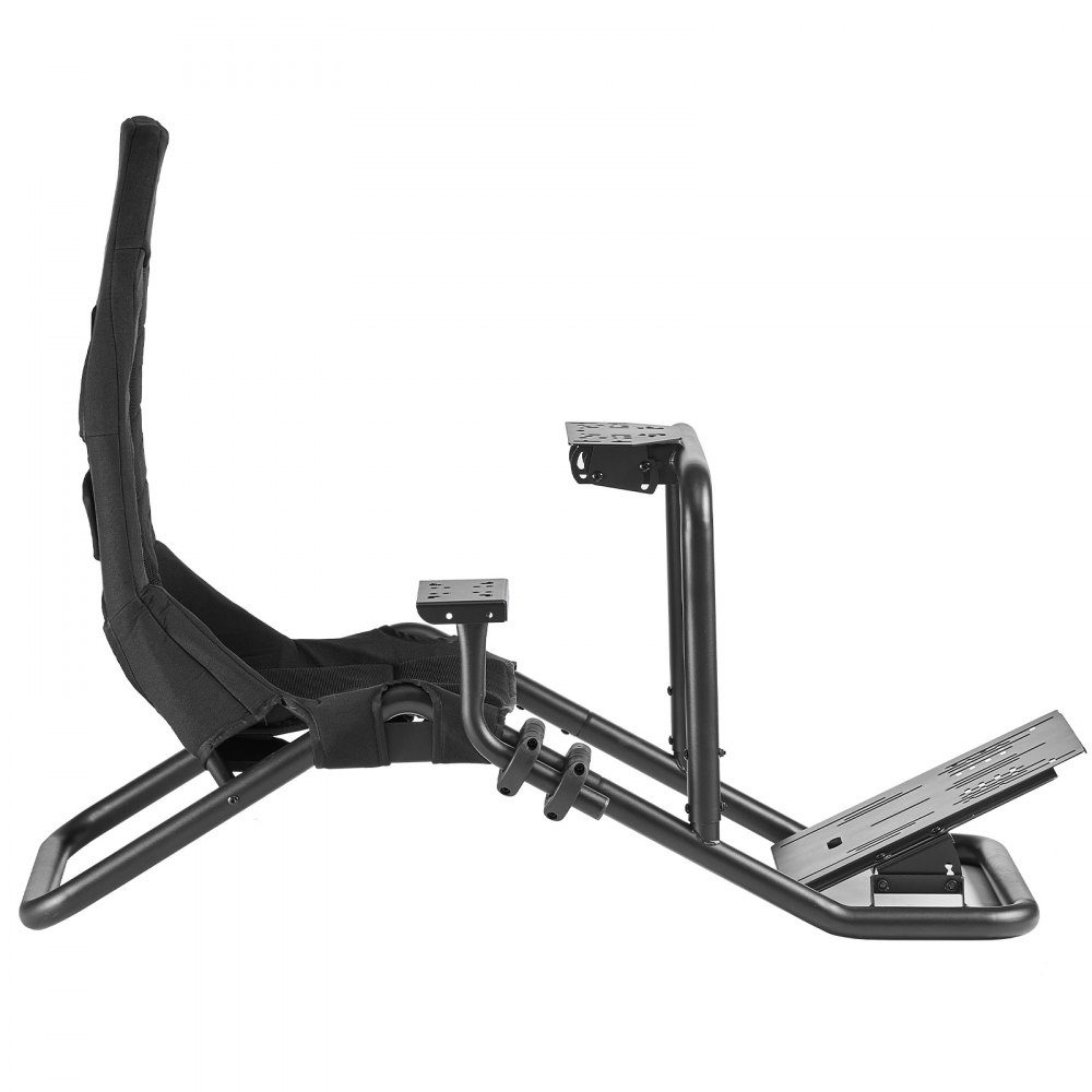 Lenkständer, Rennradständer für integrierte Simulator-Cockpits, für Logitech G25, G27, G29, G920, G923, Thrustmaster T300RS, TX F458, T500RS, T3PA-PRO (F1/GT) und CSR-Pedale, schwarz