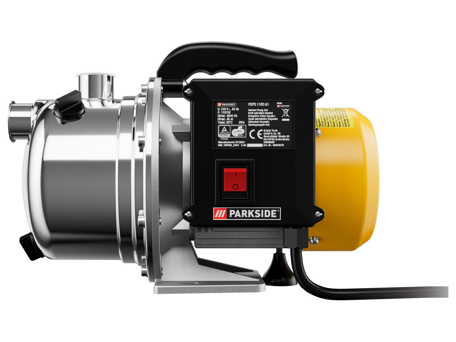 PARKSIDE® Gartenpumpenset »PGPS 1100 A1«, 1100 Watt