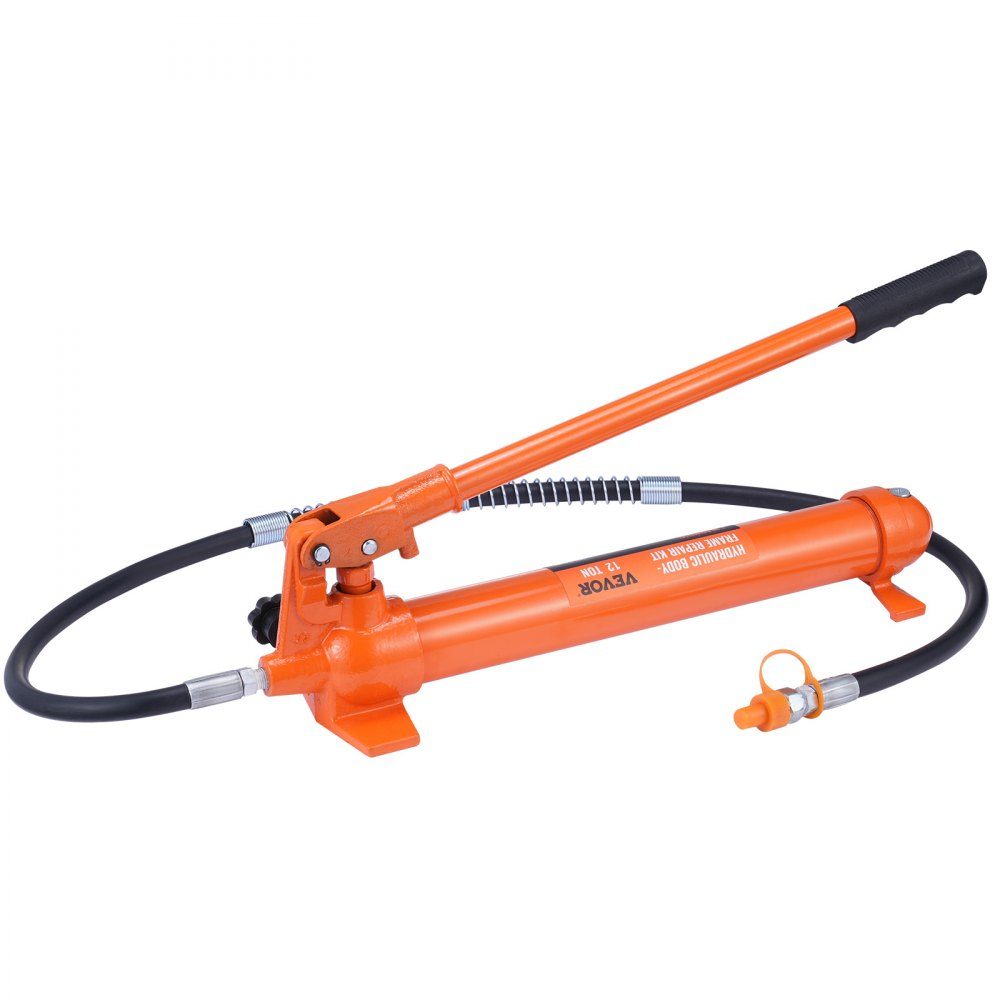 Hydraulic Jack Air Pump 12T Air Hydraulic Jack 135mm Stroke Red Includes 100/195/300/500mm Extension Rod Electrostatic Powder Spraying Car Repair Shop