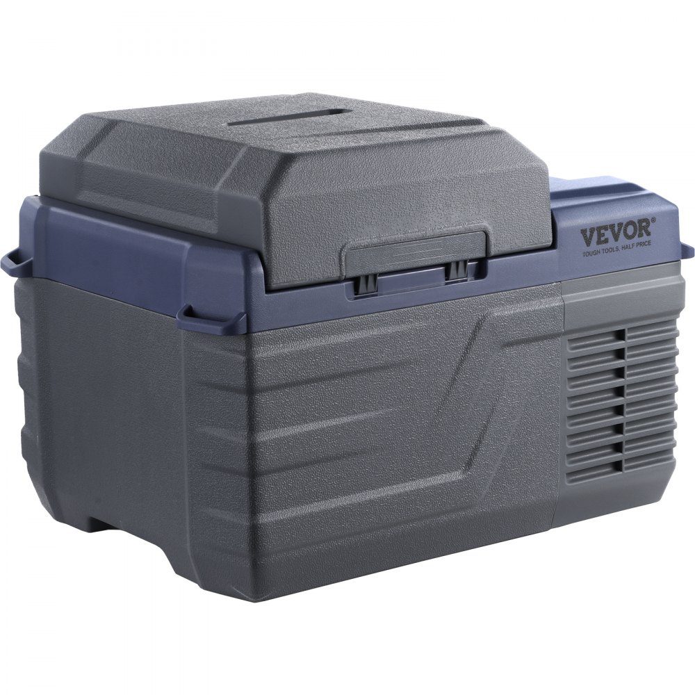 Car Refrigerator, 12V Car Fridge, Portable 12L Single Zone Freezer, Adjustable Range from -4℉ to 68℉, 12/24V DC and 100-240V AC Compressor Cooler for Outdoor, Camping, RV