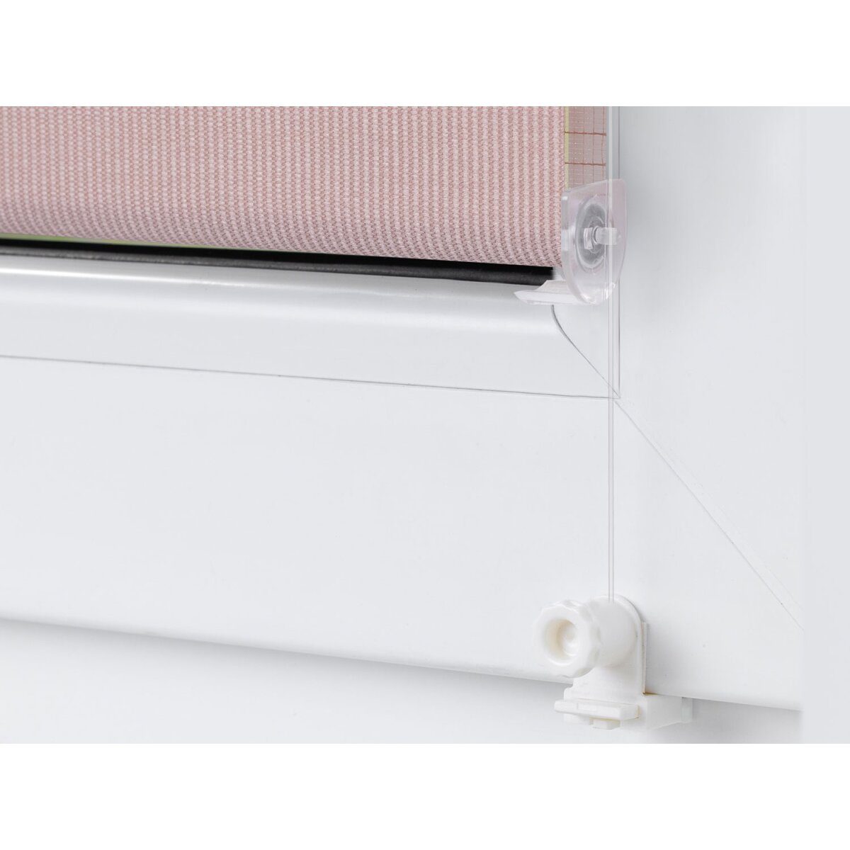 Duo-Rollo Klemmfix, ohne Bohren, gespannt, blickdicht, ab 45 x 150 cm