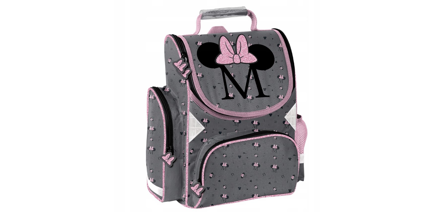 Minnie Mouse School Bag School Bag School Bag 5-Piece Set Pencil Bag Girls Grey