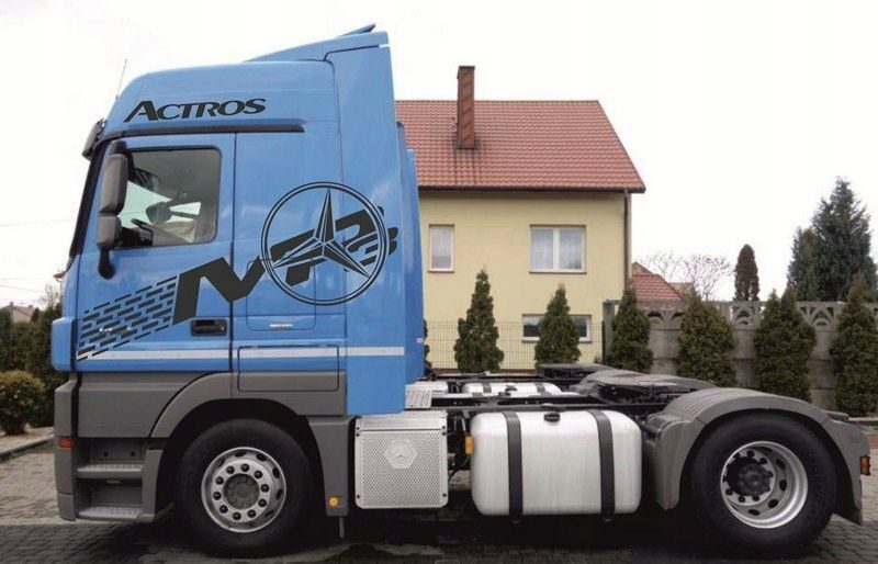 NAKLEJKA z napisem na pojazd MERCEDES ACTROS NAKLEJKA MP2 MP3 MP4 Zestaw 2