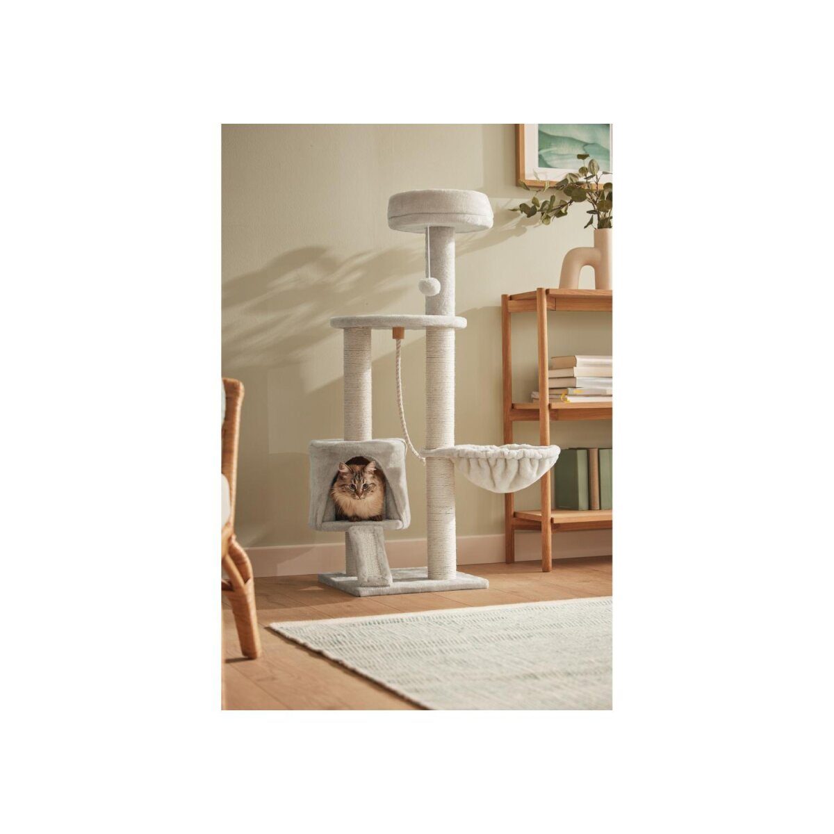 Arbre à chat zoofari®, avec une grotte douillette
