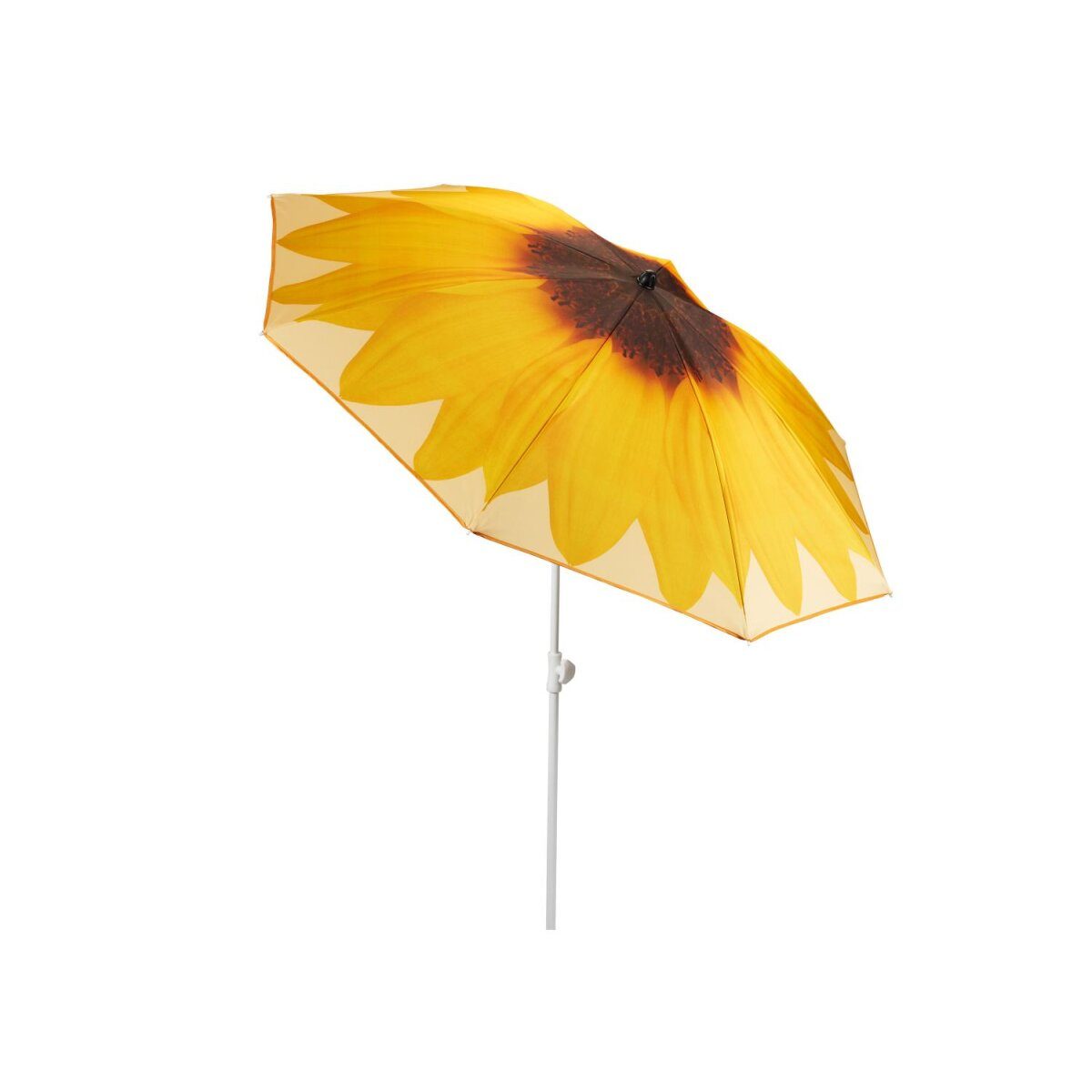 LIVARNO® Sonnenschirm, Ø 160 x H 160-200 cm (Sonnenblume)