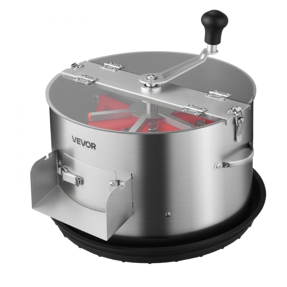 Harvester, 2 in 1 Manual and Electric 370mm Bud Cutter with Stainless Steel Blades, Wet and Dry Hydroponic Cutting Machine with Tray for Plant Buds and Flowers