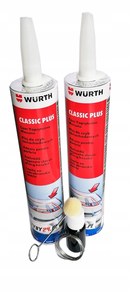 WÜRTH WURTH Glasmontageset - 2x Glaskleber 300ml + Grundierung 10ml WÜRTH WURTH Glasmontageset - 2x Glaskleber 300ml + Grundierung 10ml