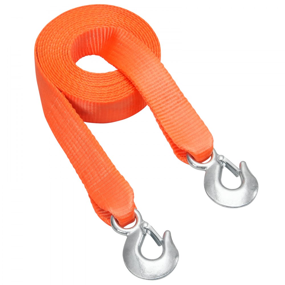 ATV-Abschleppgurt mit Haken, 50,8 mm x 6,1 m Abschleppseil, 7700 kg Bruchfestigkeit, Bergungsseil mit Sicherheitshaken für LKWs und Fahrzeuge, Abschleppzubehör für Pannenhilfe ATV-Abschleppgurt mit Haken, 50,8 mm x 6,1 m Abschleppseil, 7700 kg Bruchfestigkeit, Bergungsseil mit Sicherheitshaken für LKWs und Fahrzeuge, Abschleppzubehör für Pannenhilfe
