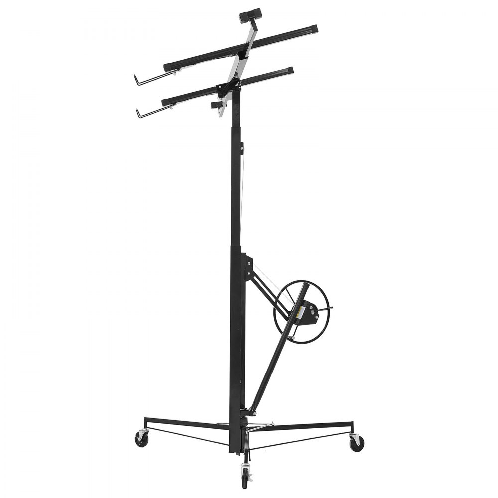 Plattenheber bis max. 68 kg, 3353 mm Höhe, Gipskartonheber mit verstellbarem Teleskoparm, Gipskarton, Trockenbauheber, Plattenheber, Hebezeug, Werkzeug, für Decken- und Wandmontage (schwarz) Plattenheber bis max. 68 kg, 3353 mm Höhe, Gipskartonheber mit verstellbarem Teleskoparm, Gipskarton, Trockenbauheber, Plattenheber, Hebezeug, Werkzeug, für Decken- und Wandmontage (schwarz)