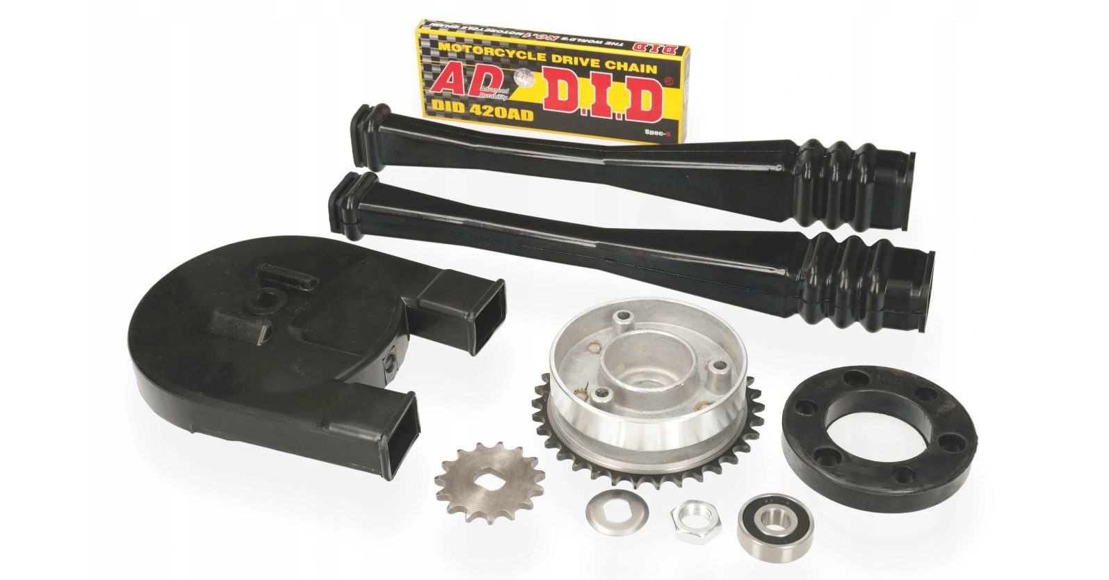 Simson Getriebe hinten & vorne XXXL Set mit Abdeckung Simson S51