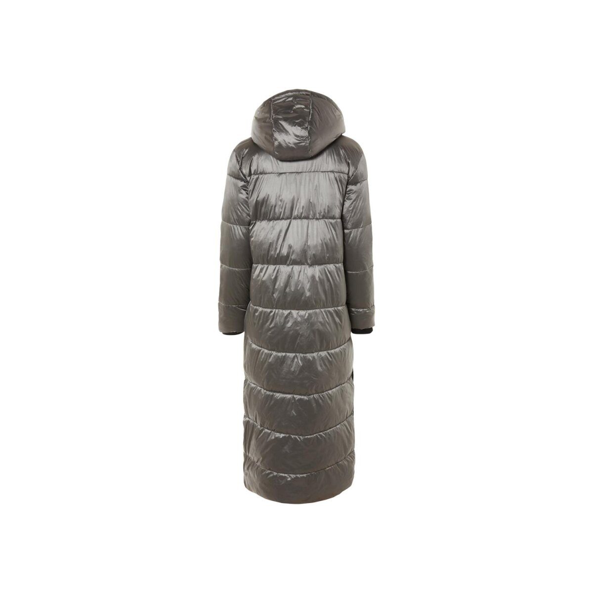 esmara® maxi gewatteerde damesjas, zijsplitten met drukknopen