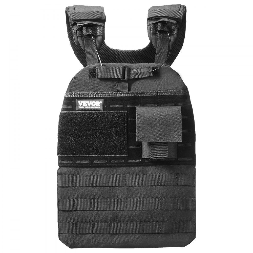 Weight Vest 40lbs Adjustable Weight Jacket for Men Women Training Equipment for Strength and Endurance Training Running Jogging Walking Fitness Weight Loss Black