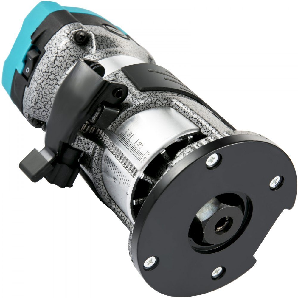 Electric Hand Router 800W, One-Hand Router 30000 RPM, Wood Edger, 3 Collet, Soft Start, Aluminum Alloy, Speed ​​Control, Electric Router Woodworking