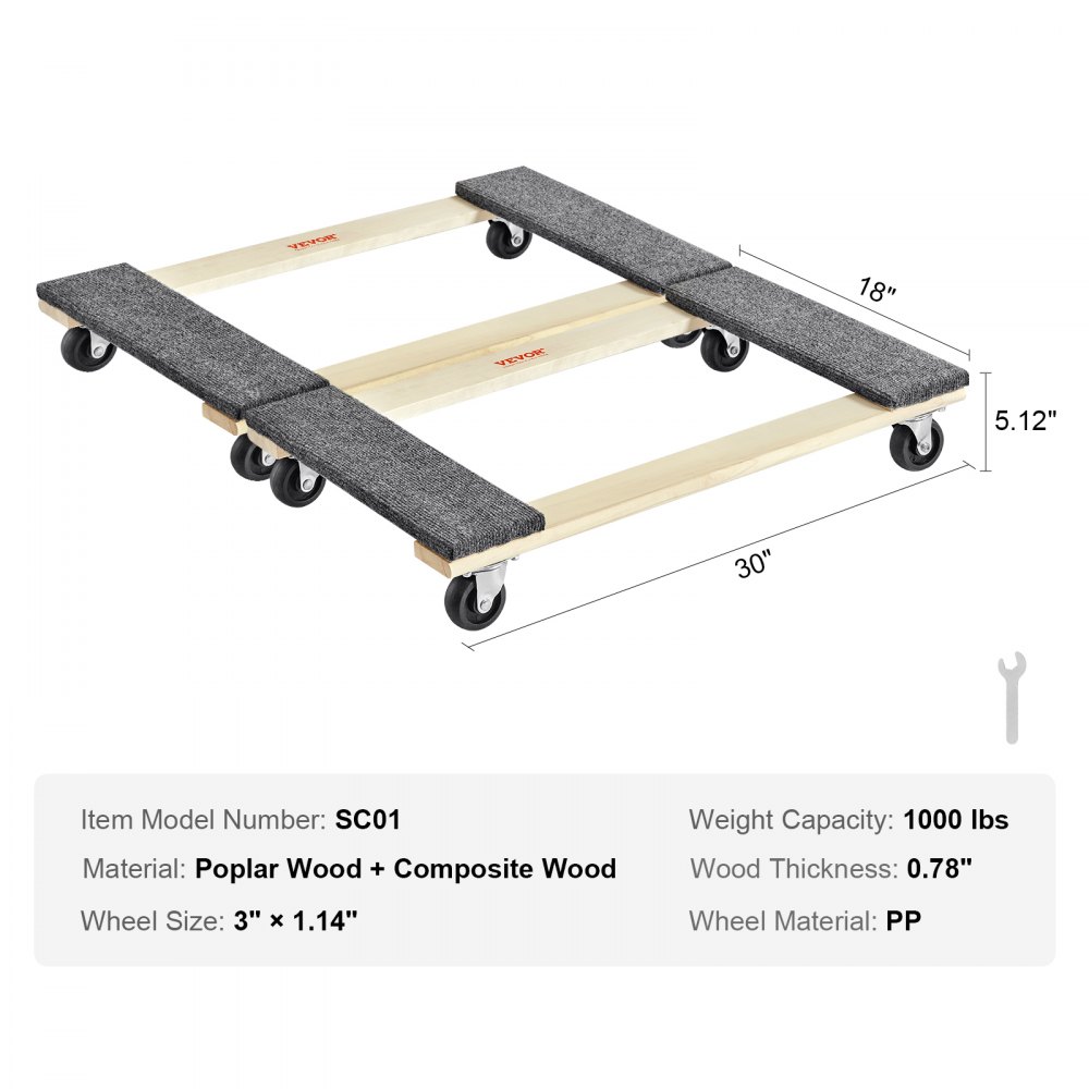 Furniture Trolley 4 Wheels Portable Moving Wheels Heavy Duty Interlocking Small Flat Heavy Furniture 2 Pack 16" x 11" 500lb Capacity Black Furniture Trolley 4 Wheels Portable Moving Wheels Heavy Duty Interlocking Small Flat Heavy Furniture 2 Pack 16" x 11" 500lb Capacity Black