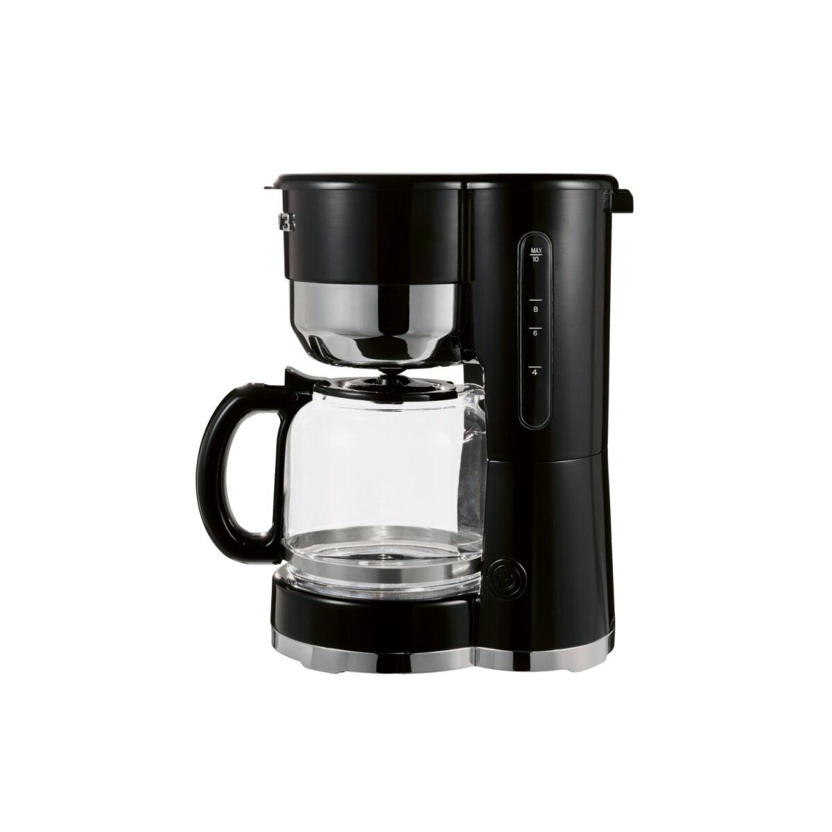 SILVERCREST® Kaffeemaschine Chrom Retro 1973 Schwarz »SKMR 1000 A1«