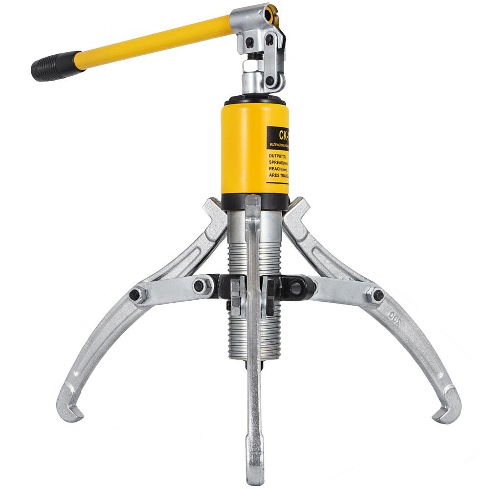 15T Hydraulic Puller, Hydraulic Wheel Hub Puller, Flywheel Puller, 3 Jaw Hydraulic Gear/Bearing/Wheel Bearing Puller, 180mm Maximum Reach, Hydraulic Bearing Puller