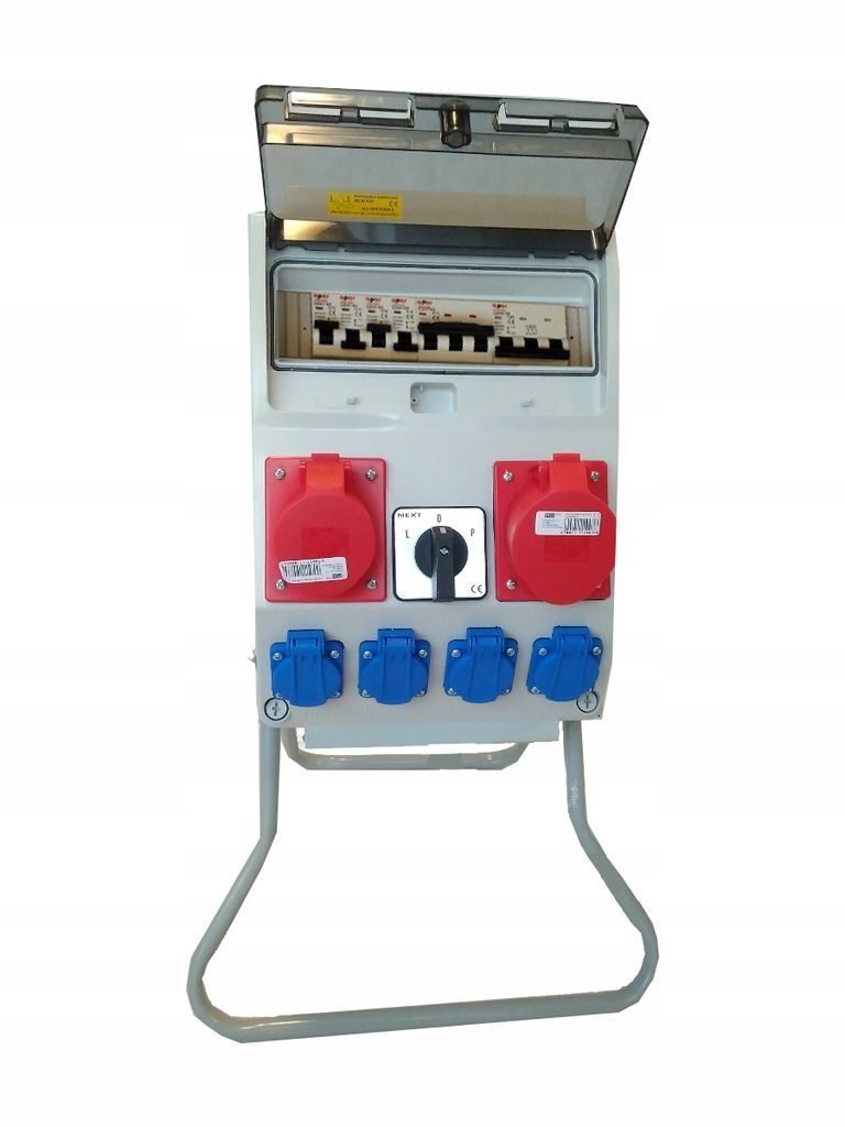 Elektrische wandverdeler 4 x 230 V 16A / 1 x 16A / 1 x 32A complete set bouwstroomverdeling BOUWSCHAKELAAR schakelkast