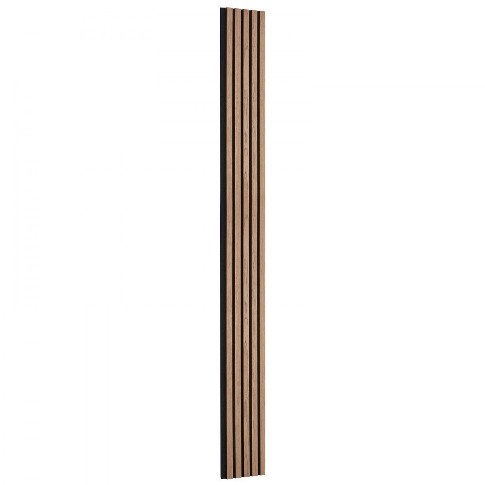 Akustikplatten, 2400 x 200 mm, MDF-Akzentholz-Wandpaneele für moderne Innenwände, Kunstholz-Wandpaneele für stilvolle Dekoration und Geräuschreduzierung, Walnuss, 4er-Set
