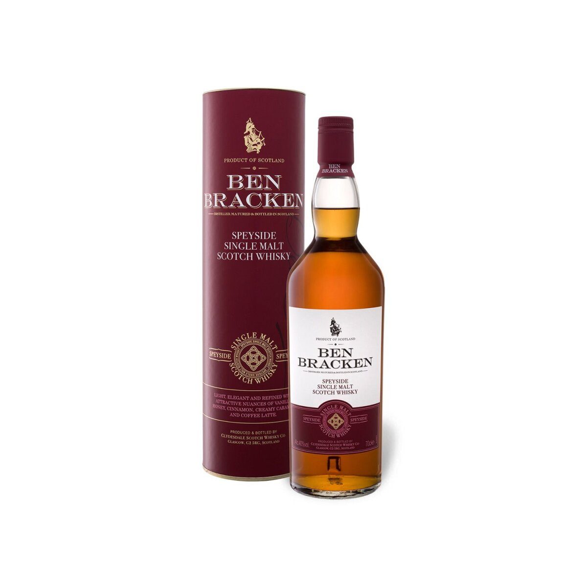 Ben Bracken Speyside Single Malt Scotch Whisky 40 % Vol