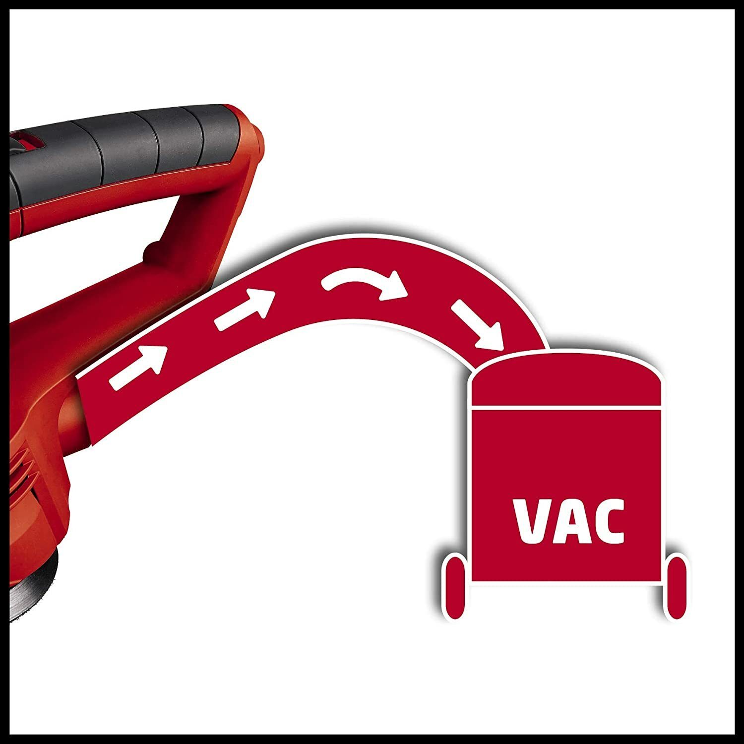 Einhell Exzenterschleifer TC-RS 38 E (380 W, Schleifteller Ø 125 mm, Drehzahlregelung, Staubbeutel, Klett-Schleifpapier)