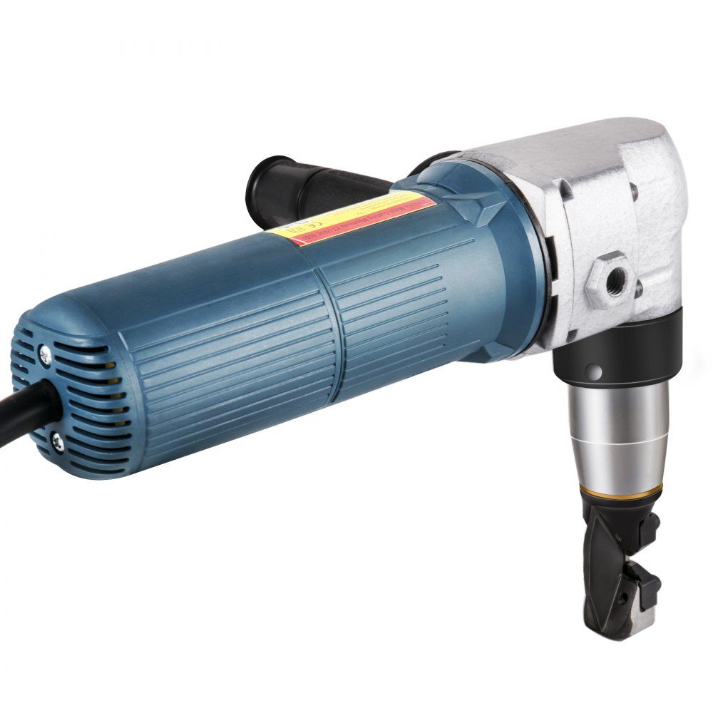 Cisailles à tôle électriques Grignoteuse à tôle 4 mm Grignoteuse à tôle 625 W Ciseaux grignoteuses 1000 tr/min dans le domaine de la tôle, des matériaux ondulés, des tuyaux, des profilés complexes, de l'acier inoxydable, du cuivre, de l'aluminium, du plas