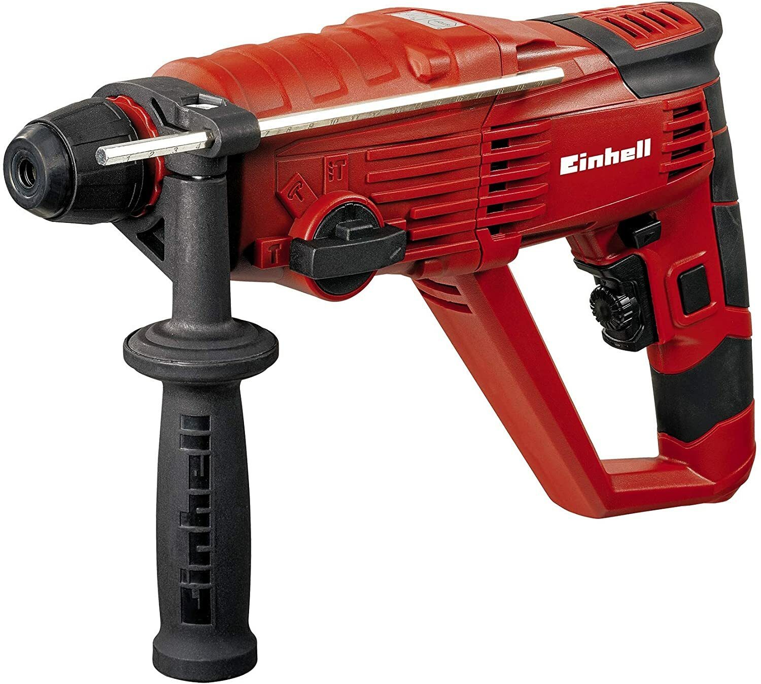 Einhell TC-RH 800 E boorhamer (800 W, 2,5 J, boorcapaciteit Ø in beton 26 mm, SDS-Plus houder, metalen diepteaanslag, koffer)