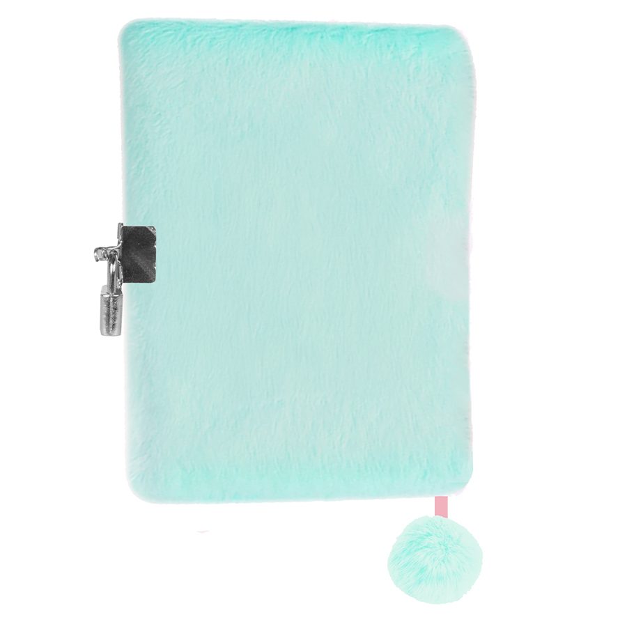 Journal en peluche flamant rose